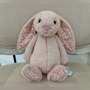 NWT Medium Jellycat Blossom Blush Bunny 'Cherry' Authentic & Rare